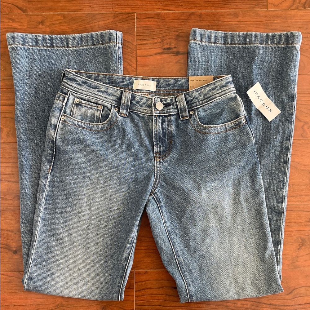 NWT Pacsun Jade Low Rise Bootcut Women's Light Wash Jeans